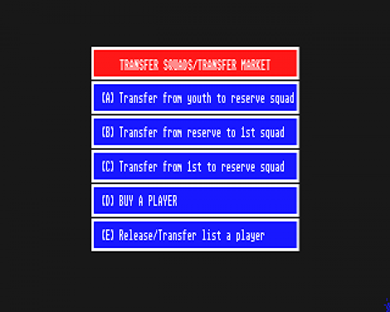 Premier Soccer 1.0 Screenshot 7 (Atari ST)