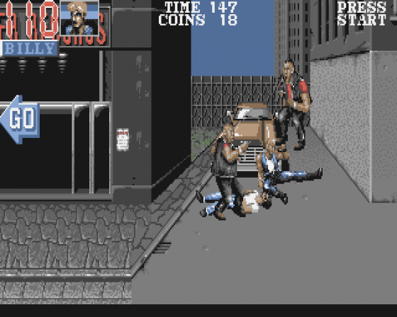 Double Dragon III: The Rosetta Stone Demo Screenshot 8 (Atari ST)