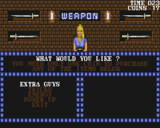 Double Dragon III: The Rosetta Stone Demo Screenshot 9 (Atari ST)