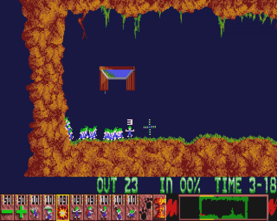 Lemmings Demo Screenshot 5 (Atari ST)