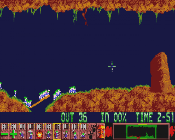 Lemmings Demo Screenshot 7 (Atari ST)