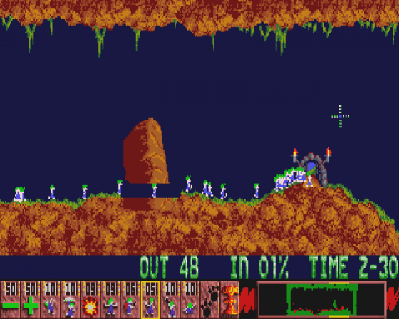 Lemmings Demo Screenshot 8 (Atari ST)