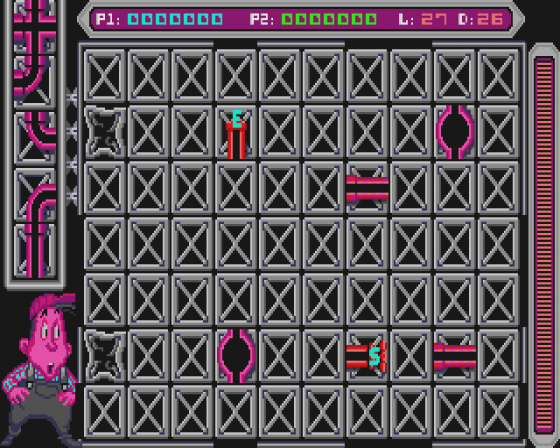 Pipe Mania Demo Screenshot 5 (Atari ST)