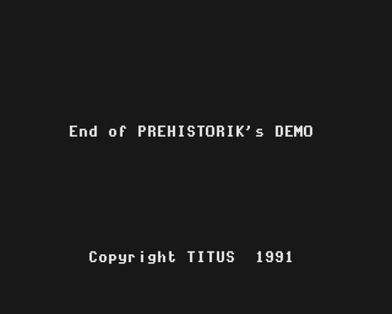 Prehistorik Demo Screenshot 10 (Atari ST)