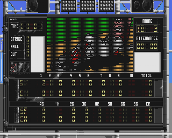 RBI Baseball II Demo Screenshot 6 (Atari ST)