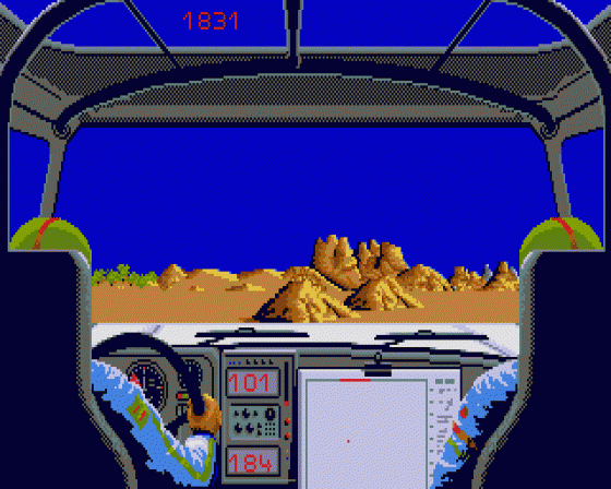 Paris Dakar 1990 Screenshot 6 (Atari ST)