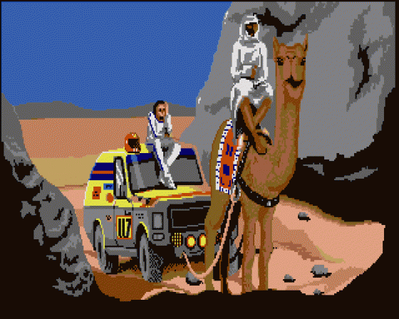 Paris Dakar 1990 Screenshot 13 (Atari ST)