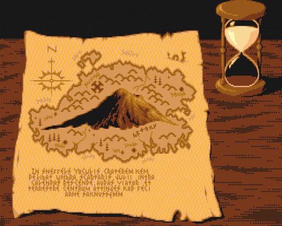 Viaje la Centro de la Tierra Screenshot 5 (Atari ST)