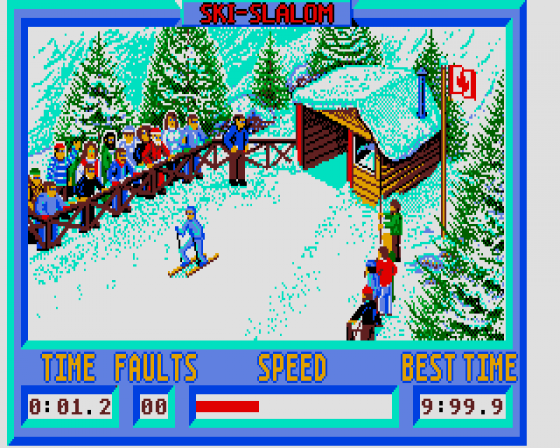 Winter Olympiad '88 Screenshot 12 (Atari ST)