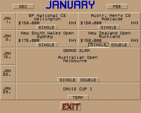 Great Courts II Screenshot 7 (Atari ST)