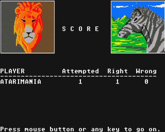 Animal Kingdom Screenshot 10 (Atari ST)