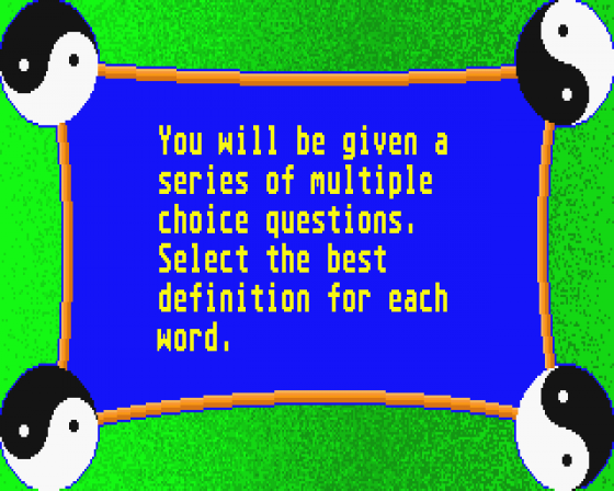 The Word Master Screenshot 8 (Atari ST)