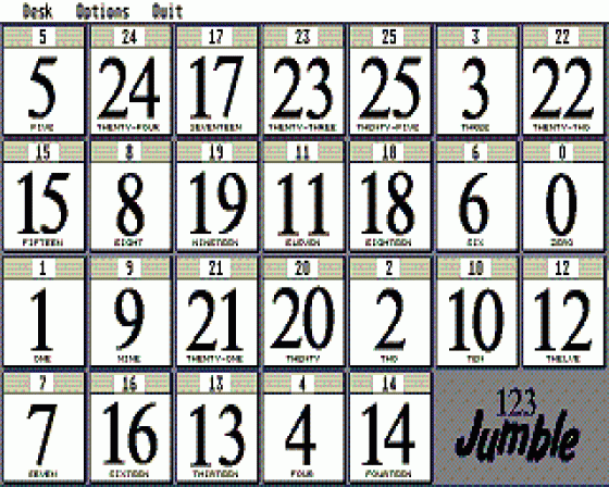 123 Jumble