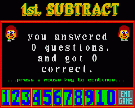 1st Maths Screenshot 6 (Atari ST)