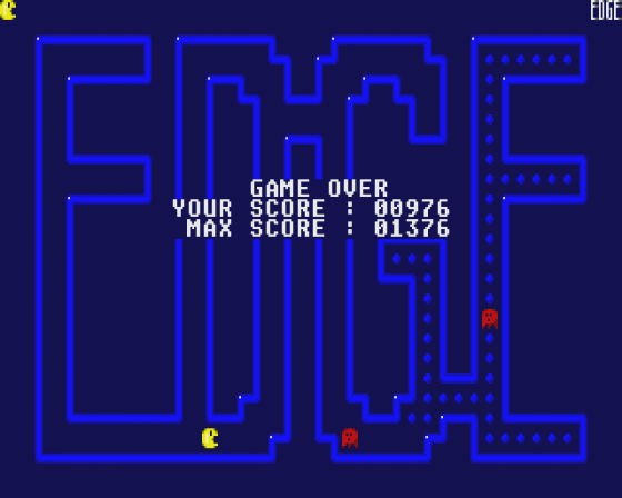 4k STE Pacman 0.3 Screenshot 1 (Atari ST)