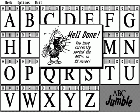 ABC Jumble 3.0 Screenshot 8 (Atari ST)