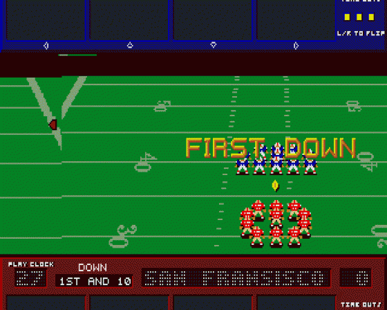 AFL Pro Football 1.01 Screenshot 9 (Atari ST)