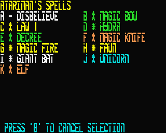 Chaos [1mb] 1.1 Screenshot 5 (Atari ST)