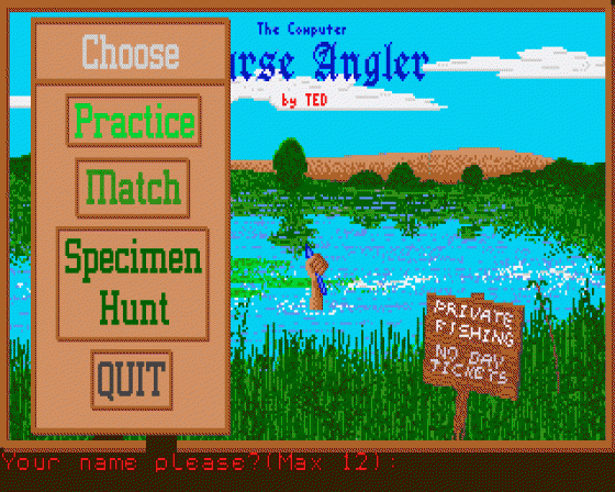 Computer Coarse Angler II (The) Screenshot 5 (Atari ST)