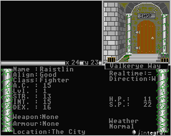 Dangimere Module I: The Awakening Screenshot 7 (Atari ST)