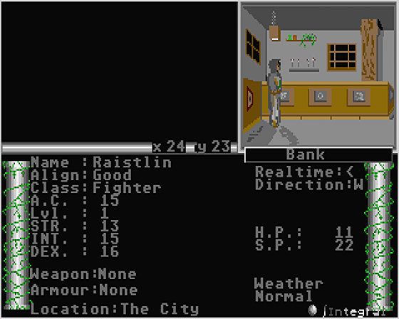 Dangimere Module I: The Awakening Screenshot 8 (Atari ST)