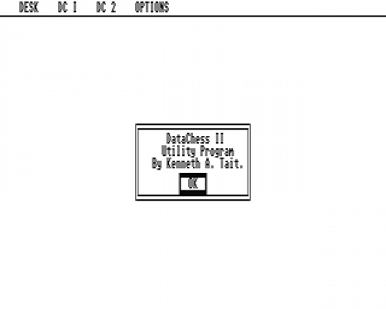 DataChess II Version 4 Screenshot 8 (Atari ST)