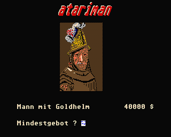 Der Grosse Kunstauktion Screenshot 9 (Atari ST)