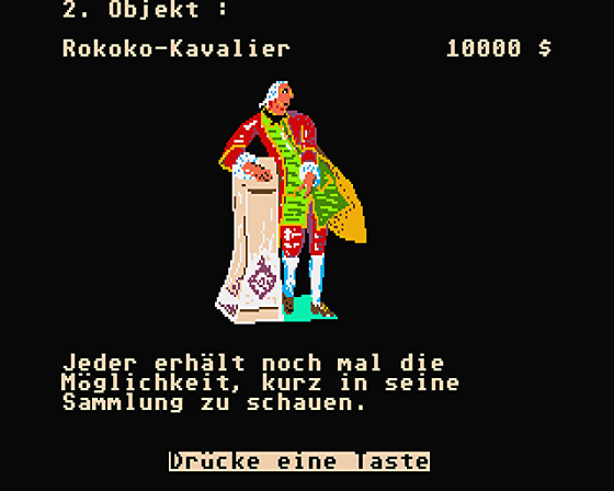 Der Grosse Kunstauktion Screenshot 11 (Atari ST)