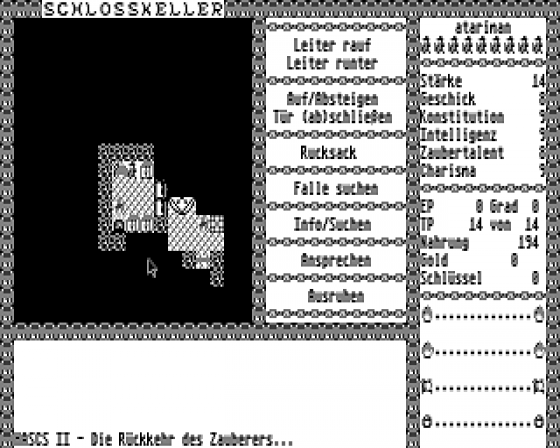 Die Wiederkehr des Zauberers Screenshot 6 (Atari ST)