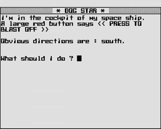 Dog Star Screenshot 1 (Atari ST)