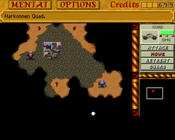 Dune II: The Battle for Arrakis [OpenDune] 0.9 Screenshot 20 (Atari ST)