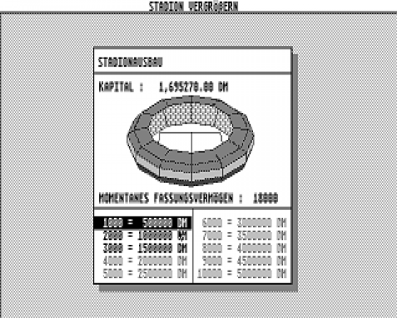 Fussball-ST Plus 1.80 Screenshot 9 (Atari ST)