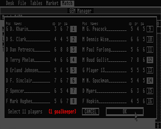 GEM Manager 1995/96 0.89 Screenshot 7 (Atari ST)