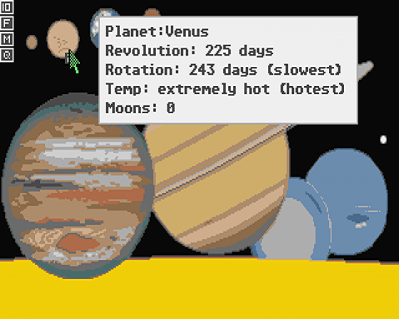 Geography-1: The Solar System Screenshot 6 (Atari ST)