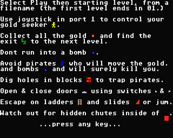 Gold Seeker 2.0 Screenshot 9 (Atari ST)