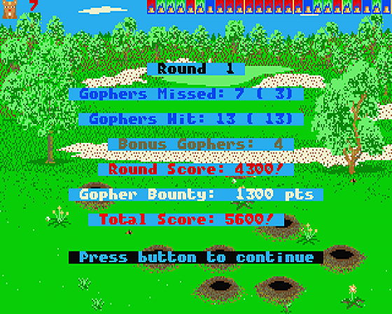 Gopher Hunt 2.7 Screenshot 7 (Atari ST)