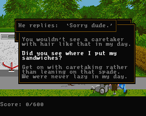 Grandad II: In Search of Sandwiches Screenshot 8 (Atari ST)