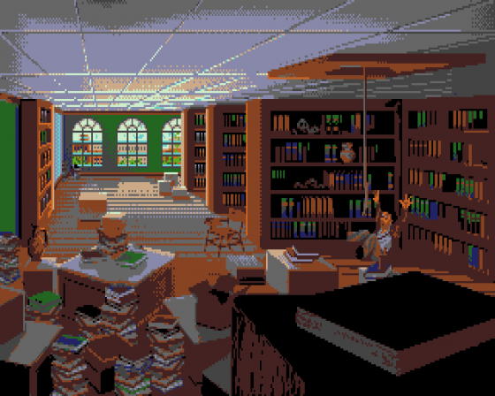 Indiana Jones and the Fate of Atlantis: Graphic Adventure [ScummVM Lite] 2020.11.09 Screenshot 5 (Atari ST)