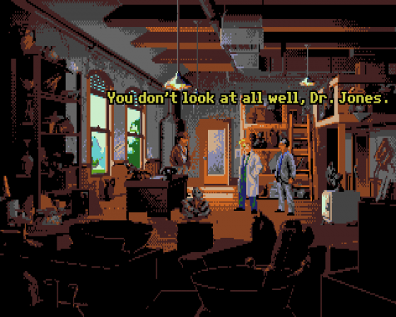 Indiana Jones and the Fate of Atlantis: Graphic Adventure [ScummVM Lite] 2020.11.09 Screenshot 6 (Atari ST)