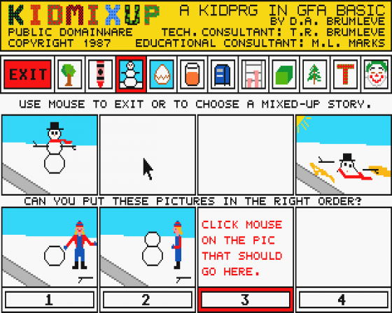 Kidmixup Screenshot 1 (Atari ST)