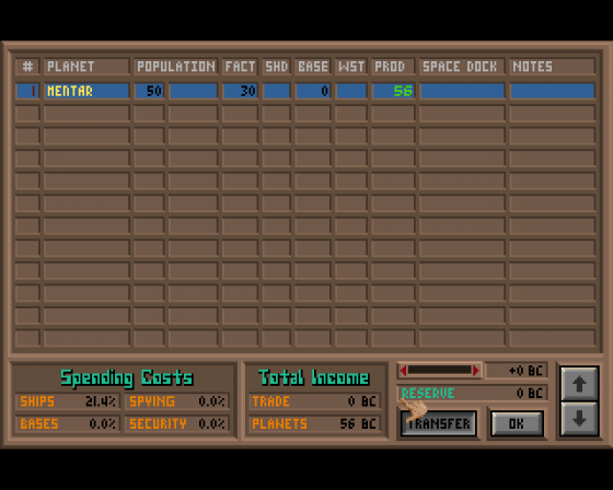 Master of Orion [1oom] Screenshot 9 (Atari ST)