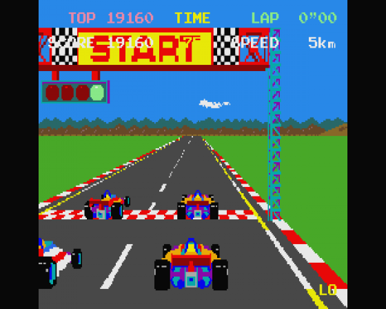 Pole Position [WIP Oct 2016] Screenshot 5 (Atari ST)