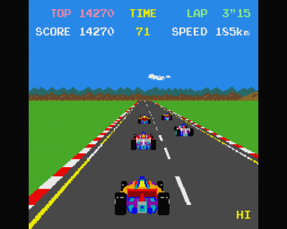 Pole Position [WIP Oct 2016] Screenshot 6 (Atari ST)