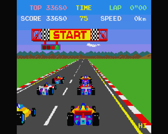 Pole Position [WIP Sep 2016] Screenshot 5 (Atari ST)