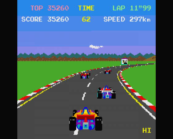 Pole Position [WIP Sep 2016] Screenshot 6 (Atari ST)