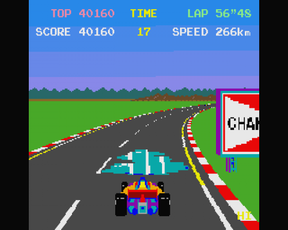 Pole Position [WIP Sep 2016] Screenshot 7 (Atari ST)