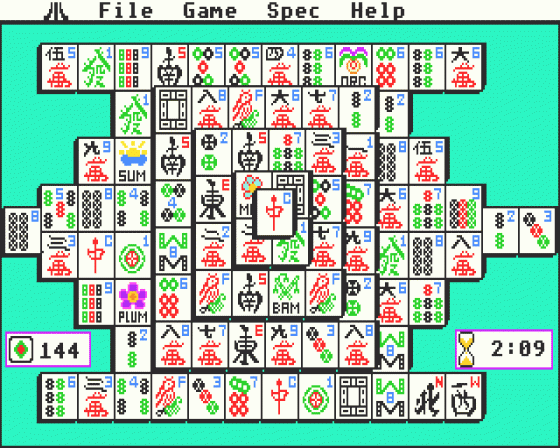 Premium Mah Jongg II Screenshot 1 (Atari ST)