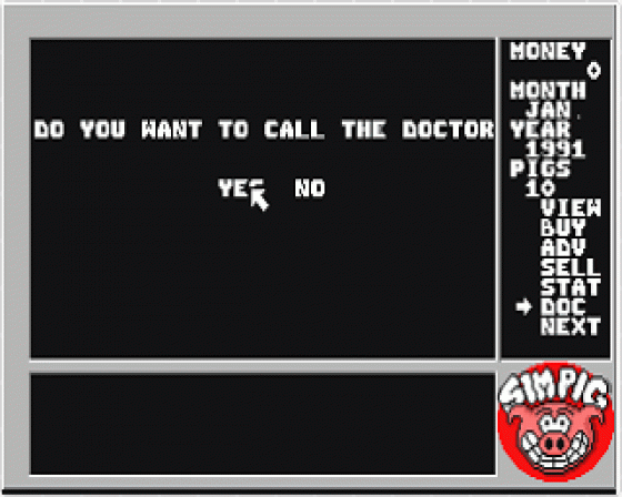 Sim Pig: The Advanced Realtime Strategic Pig Simulation Screenshot 9 (Atari ST)