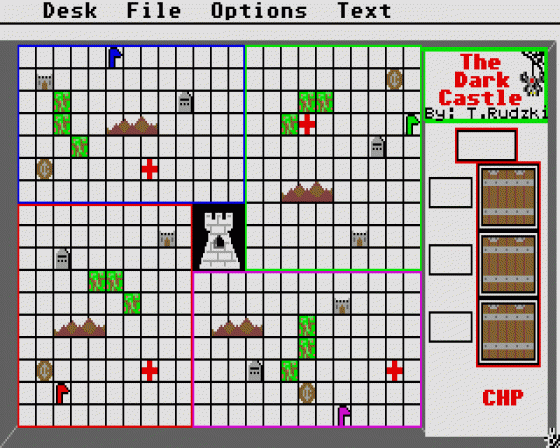 The Dark Castle Screenshot 1 (Atari ST)