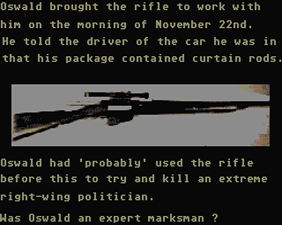 The Death of a President Screenshot 7 (Atari ST)